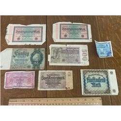 WWII ERA BANK NOTES