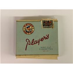 VINTAGE PLAYERS PAPER CIGARETTE PACK