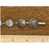 Image 2 : WWII ERA SILVER COIN SWEETHEART BRACELET