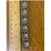Image 7 : WWII ERA SILVER COIN SWEETHEART BRACELET