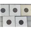 Image 2 : 1937 LOT OF 5 USA PENNIES