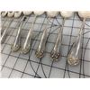 Image 2 : LOT OF STERLING SILVER SPOONS