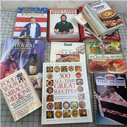 LOT OF COOKBOOKS