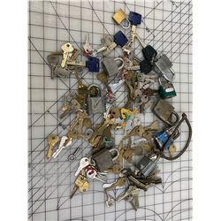 LOT OF KEYS AND LOCKS