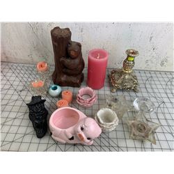 CANDLES FIGURINES ETC