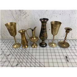 LOT OF BRASS PIECES