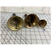 Image 4 : LOT OF 3 BRASS BELLS