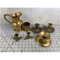 LOT OF BRASS PIECES