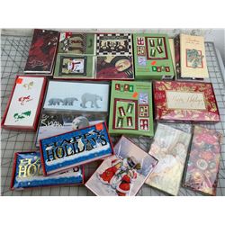 LOT OF UNUSED CHRISTMAS AND HOLIDAY CARDS
