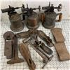 Image 1 : OLD TORCHES AXE HEADS ETC W/ TOTE