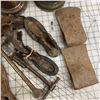 Image 2 : OLD TORCHES AXE HEADS ETC W/ TOTE