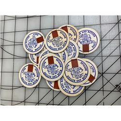 PURE FRESH MILK LOT OF UNUSED MILK BOTTLE CAPS