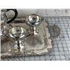 Image 2 : OLD ENGLISH REPRODUCTION SILVER PLATE TEA SET