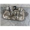 Image 8 : OLD ENGLISH REPRODUCTION SILVER PLATE TEA SET