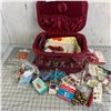 Image 1 : SEWING BASKET AND CONTENTS