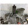 Image 5 : VINTAGE KITCHEN LOT AND MEAT GRINDER