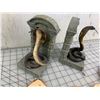Image 2 : SNAKE BOOKENDS AND WOODEN WALL HANGINGS