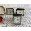 Image 3 : LOT OF TRAVEL CLOCKS