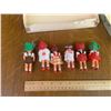 Image 3 : EAST GERMANY LOT OF VINTAGE 3" RUBBER DOLLS