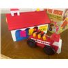 Image 7 : VINTAGE FUN FIRE HOUSE TOY WITH BOX MADE IN BRITISH CROWN COLONY HONG KONG