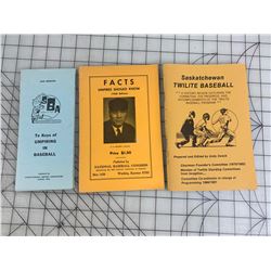 BASEBALL RELATED BOOKS