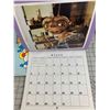 Image 3 : 1983 E.T AND SMURFS CALENDARS