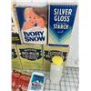 Image 2 : VINTAGE LAUNDRY ROOM PRODUCTS WITH CONTENTS