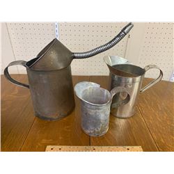 MEASURING OIL CANS