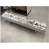 Image 1 : PAINTED WOODEN BENCH 59" LONG