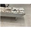 Image 2 : PAINTED WOODEN BENCH 59" LONG