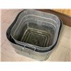 Image 1 : LOT OF 2 GALVANIZED WASH TUBS