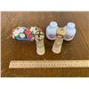 Image 1 : SALT AND PEPPER LOT COOP KING WUEEN FLOWERS
