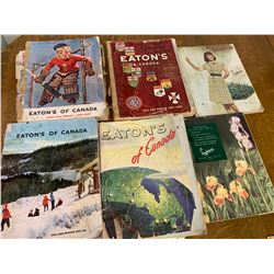 LOT OF OLD SIMPSONS AND EATONS CATALOGS