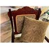 Image 3 : ANTIQUE ARM CHAIR AND CUSHION