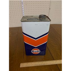 GULF 1 GALLON OIL CAN