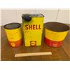 Image 1 : LOT OF SHELL OILCANS