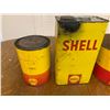 Image 2 : LOT OF SHELL OILCANS