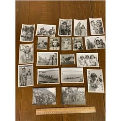 LOT OF NATIVE AMERICAN PHOTOGRAPHS