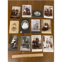LOT OF CABINET CARD PHOTOGRAPHS