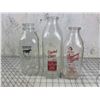 Image 1 : LOT OF VINTAGE MILK BOTTLES