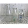 Image 1 : LOT OF VINTAGE MILK BOTTLES