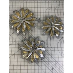 VINTAGE TIN CAN ART LOT OF 3