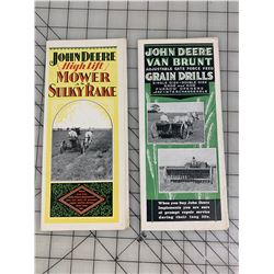 ORIGINAL 1930s JOHN DEERE BROCHURES