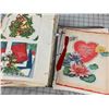 Image 12 : BINDER PACKED WITH VALENTINES CHRISTMAS GREETING CARDS AND MORE