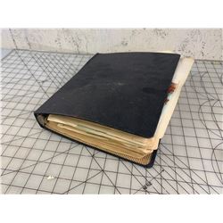 BINDER PACKED WITH VALENTINES CHRISTMAS GREETING CARDS AND MORE