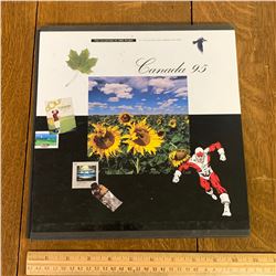 1995 COLLECTION OF CANADA POST STAMP BOOK