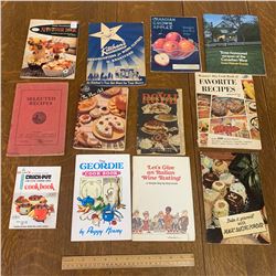 LOT OF PROMOTIONAL AND ADVERTING COOKBOOKS