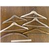 Image 1 : LOT OF WOODEN ADVERTISING COAT HANGERS