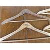 Image 3 : LOT OF WOODEN ADVERTISING COAT HANGERS