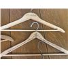 Image 4 : LOT OF WOODEN ADVERTISING COAT HANGERS